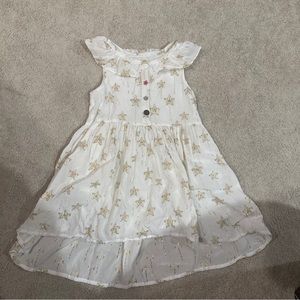 Genuine Oshkosh gold star white dress